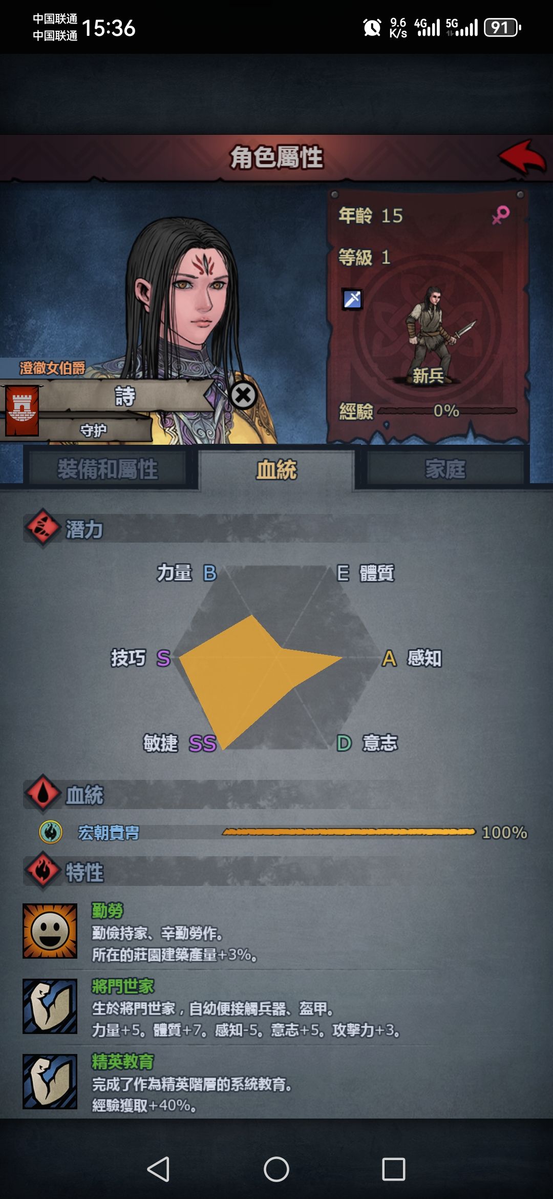 宏朝这个潜力推荐转啥职业呀?如图 2