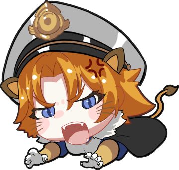 「全境缉捕」主题活动表情包，强势长官又或是...炸毛小狮子？？