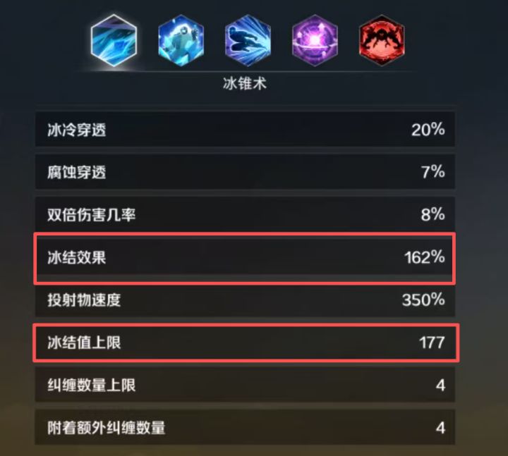 冰二冰结值得上限是150嘛?有大手子来讲讲嘛?截图