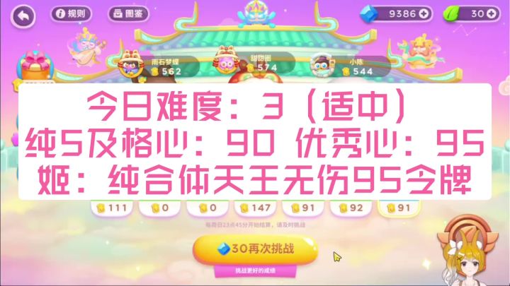 2月5日 周天 纯合体天王无伤95令牌攻略 简单好抄3波全清【保卫萝卜4周赛】截图