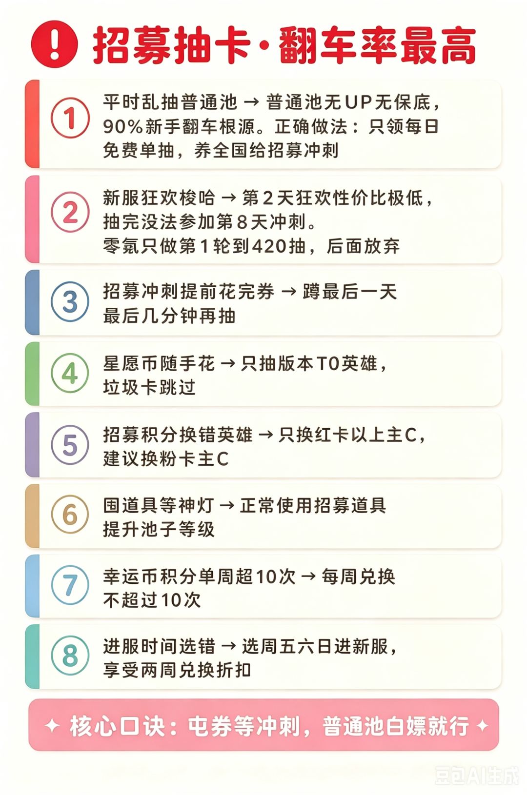 两套避坑清单送给新人,别再白白浪费资源了 3