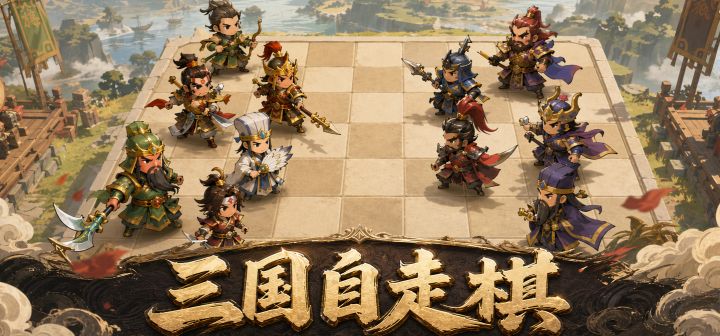 老朋友们,我做了一款新游戏 —— 三国自走棋。截图
