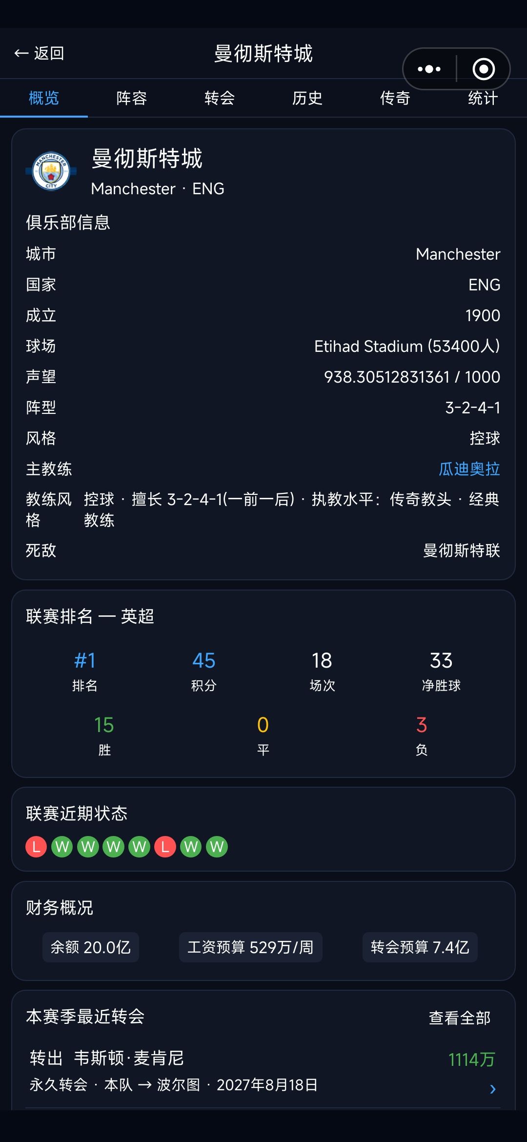 AI俱乐部工资太低了,养不了多少高pa的球员 3