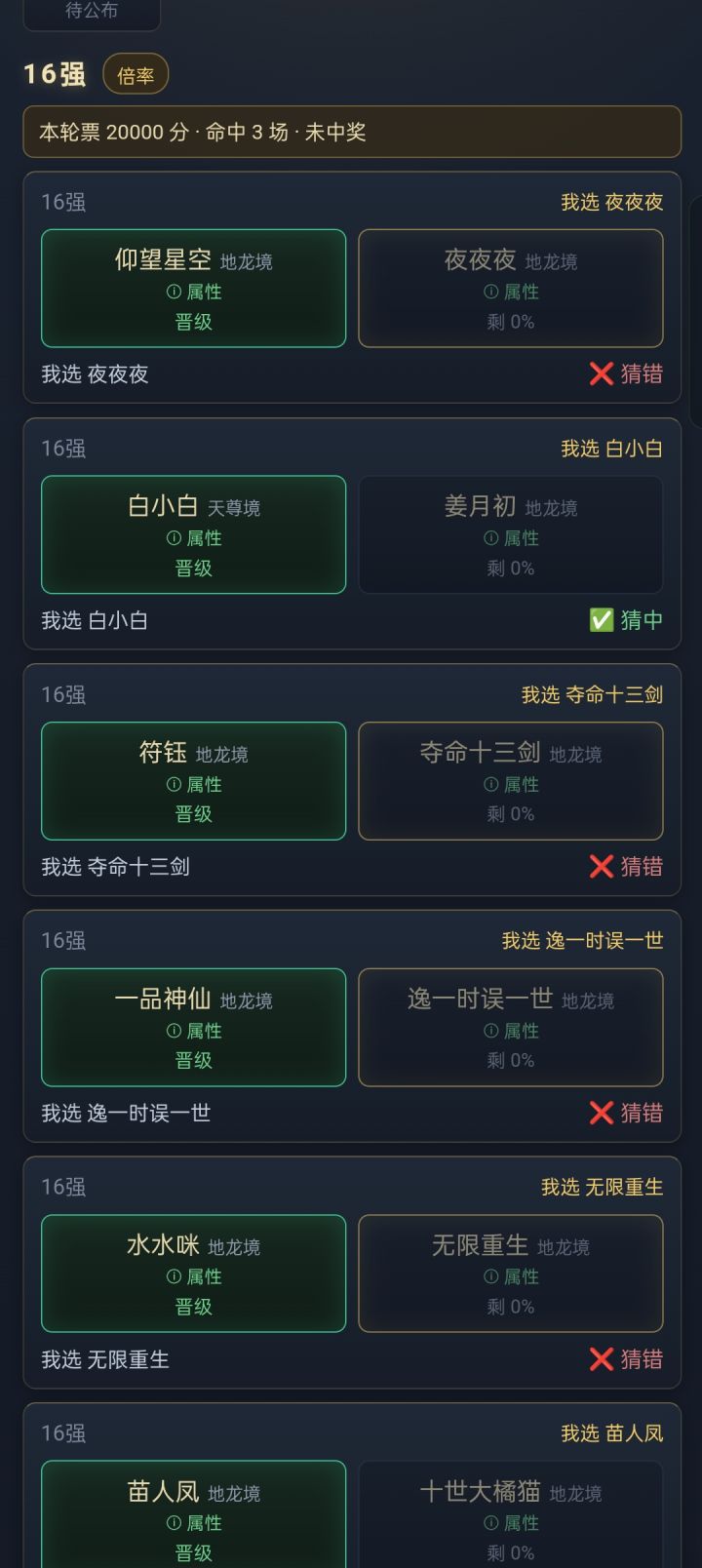 感觉可以无脑选左边,每次都是赢的多……何来猜测!!!截图