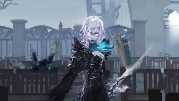 【稀世时装】摄影师-亡灵之主黑鸦盘旋特效游戏内效果展示