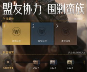 【玩家投稿】蛮族集结玩法（铜币获取）