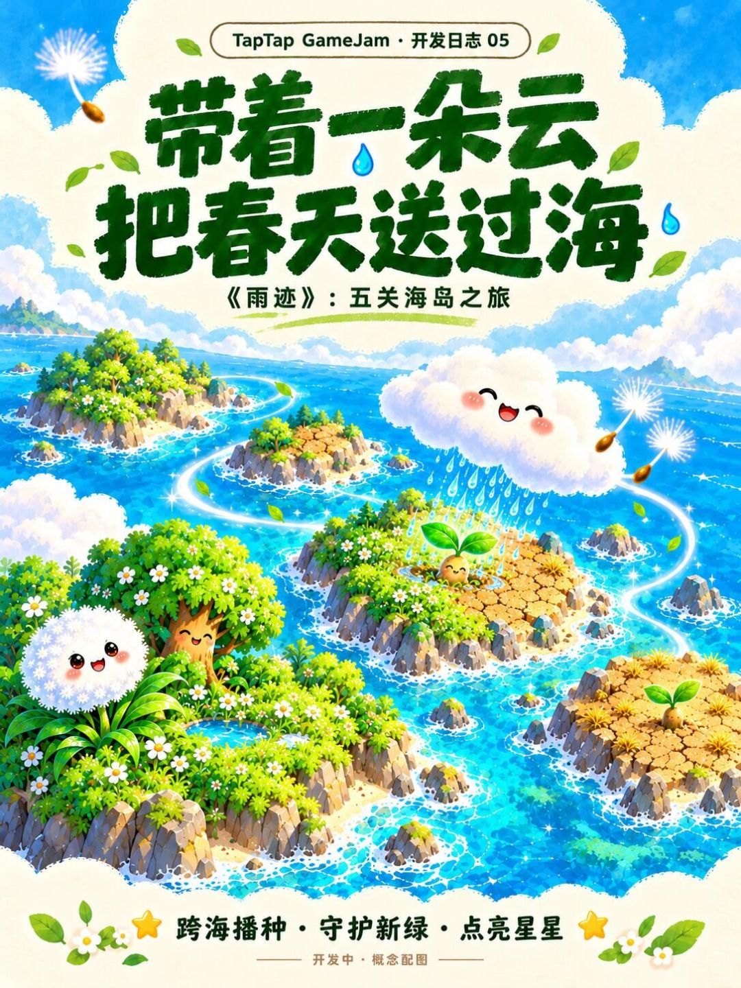 开发日志⑤|带着一朵云,把春天送过海 1
