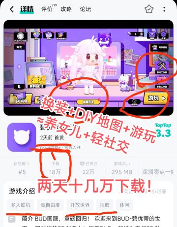 BUD国服回归❗❗❗≈养女鹅🥰的休闲游戏❗