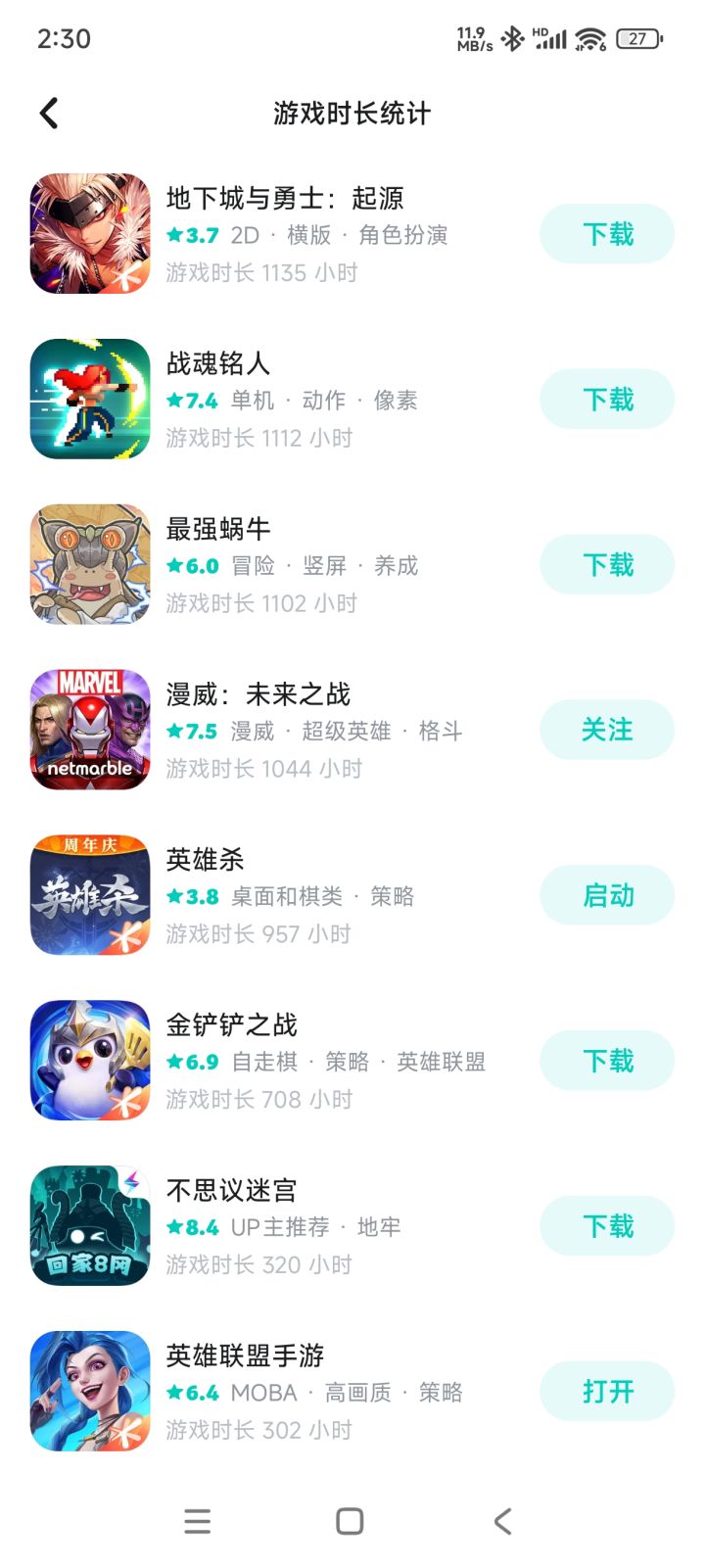 我感觉这1000小时对我来说是个坎啊...截图