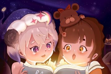 「同人画师」星の中の君（繁星中的你）