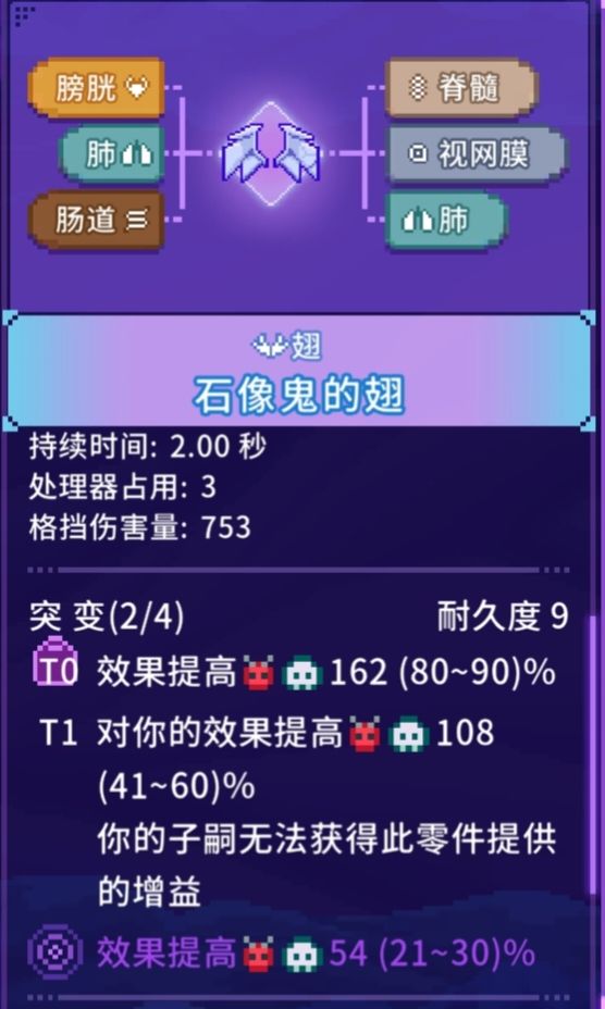 刷了一天,满配的翅膀+满配的腹 2