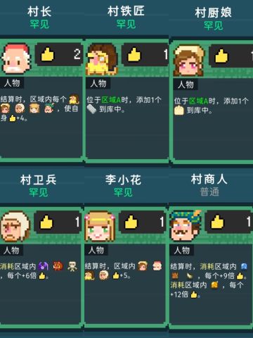 人物卡一览—附解析