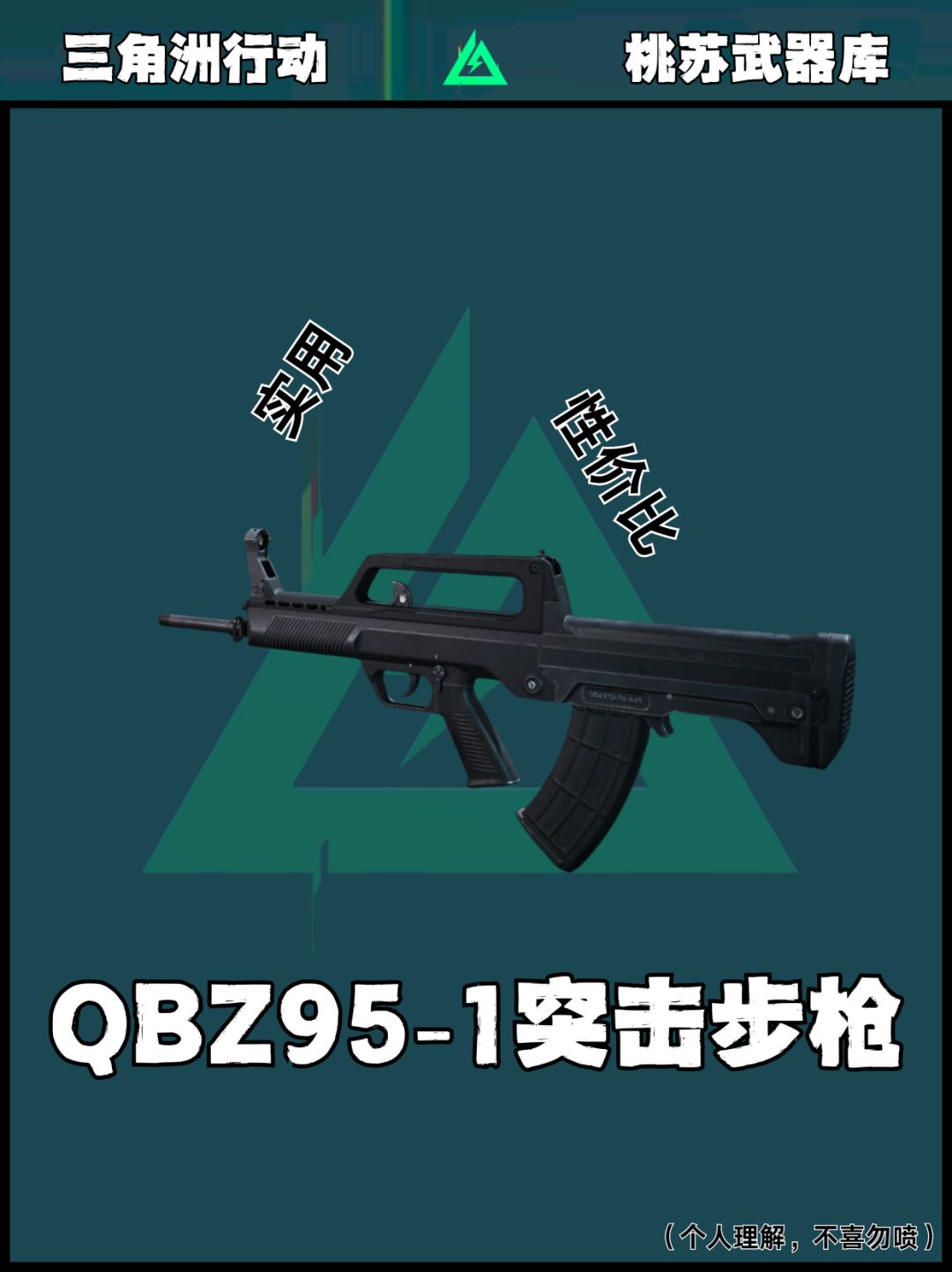 三角洲行动｜qbz95-1突击步枪改枪方案截图