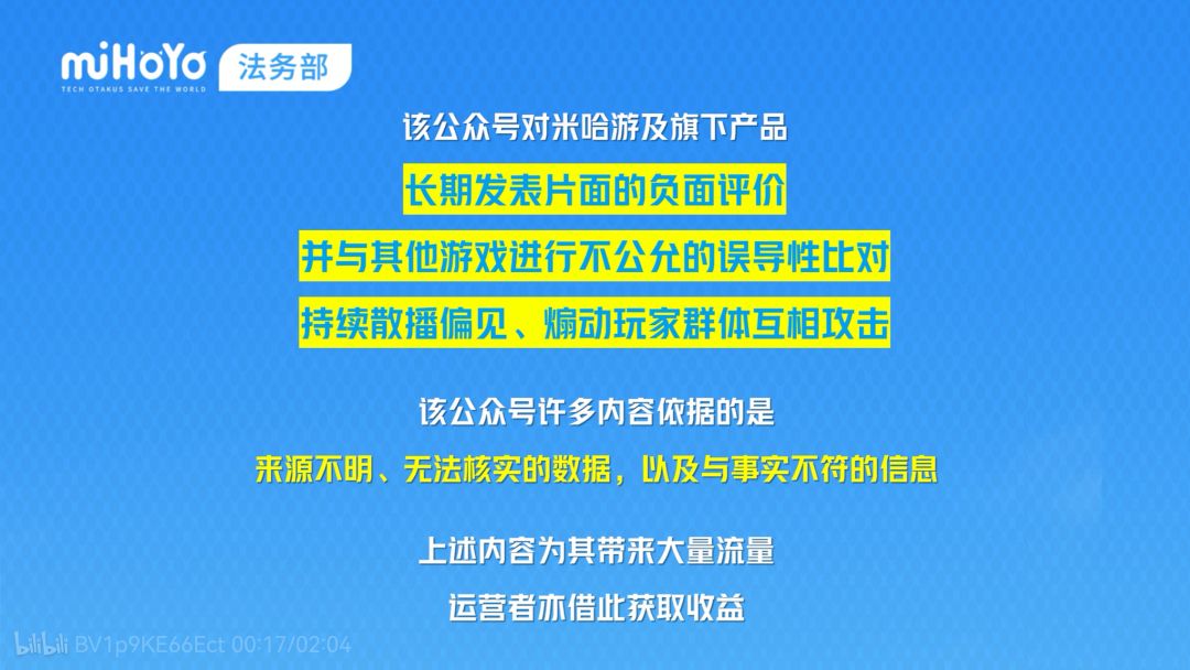 微信公众号二游说事给米哈游“氪金”10万 2