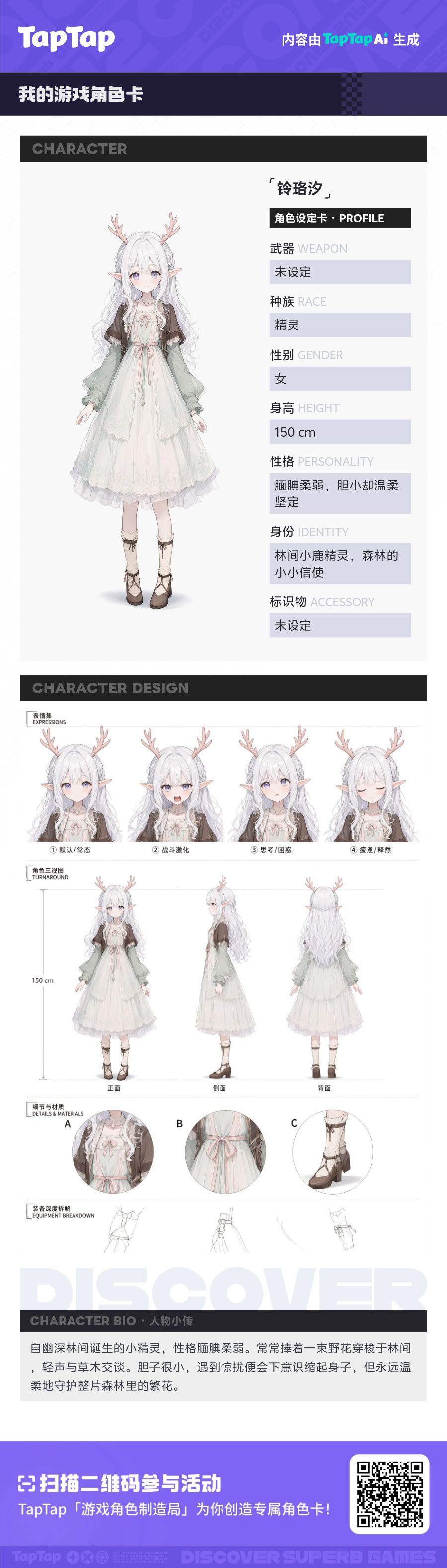 铃珞汐 · 我的角色设定卡 1