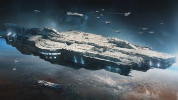 蓝图介绍 - 「永恒苍穹级-无人机航空母舰」