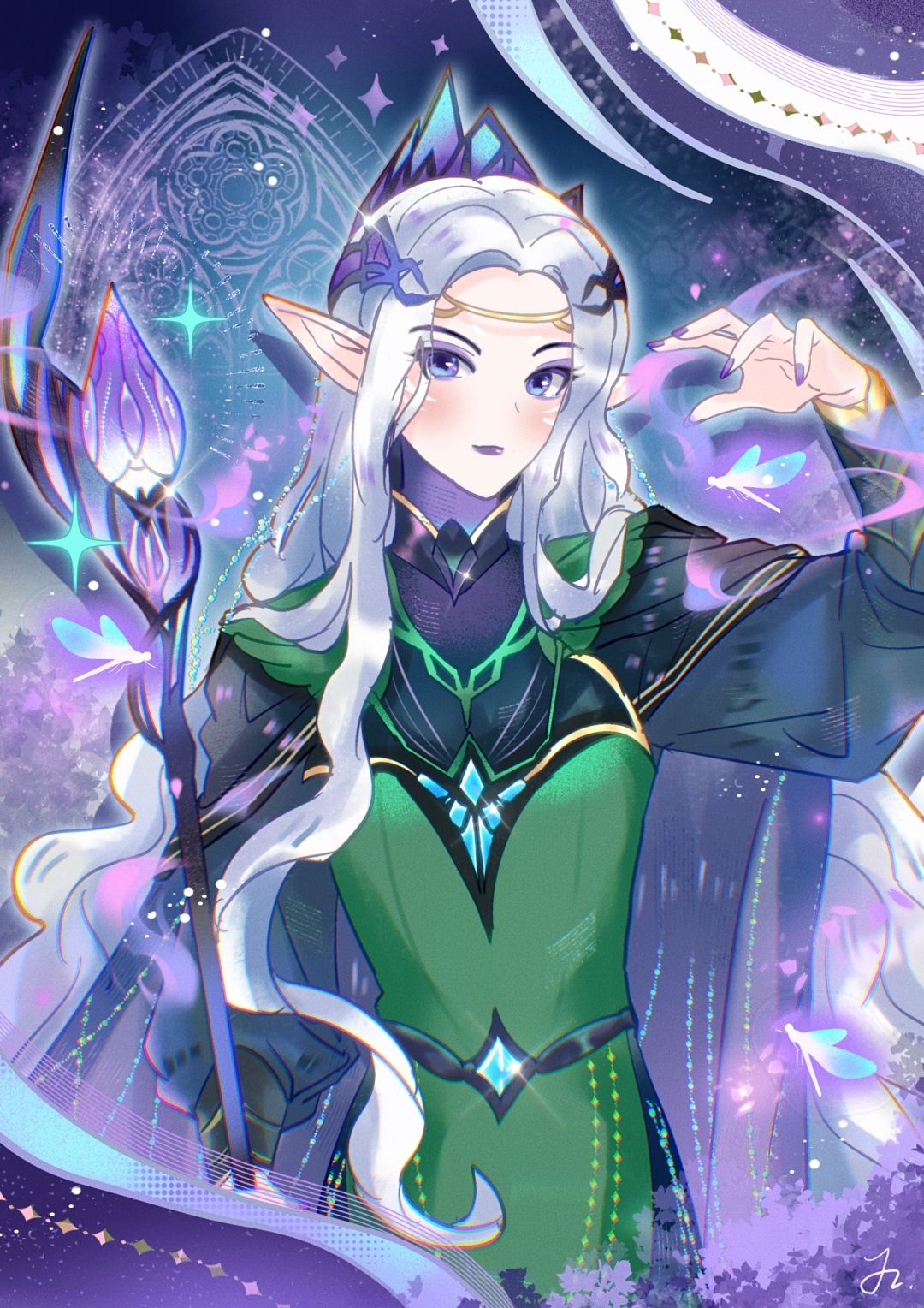 【剑与远征启程|同人】奎茵💜✨截图