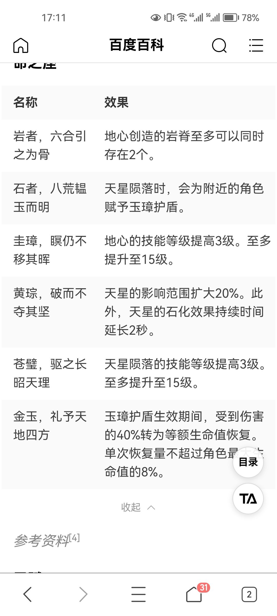关于钟离命座截图