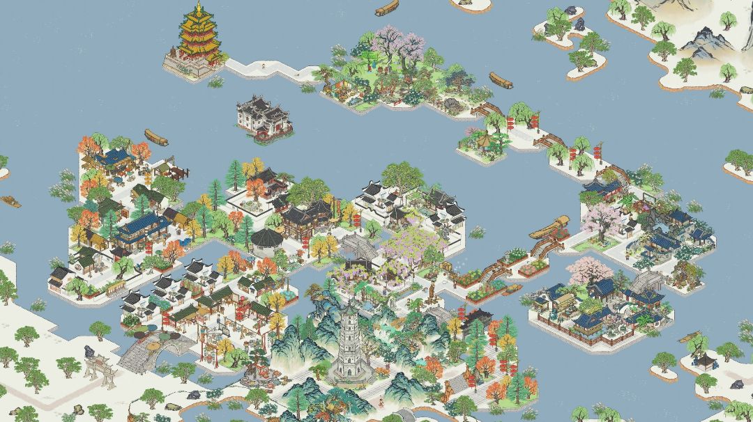 【余杭布局1.0版】湖上微风小槛凉，翻翻菱荇满回塘。截图