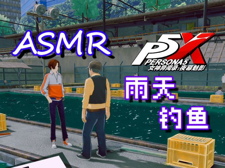 【P5X助眠】低语+游戏+小雨天环境音 光速入睡！一起享受钓鱼乐趣截图