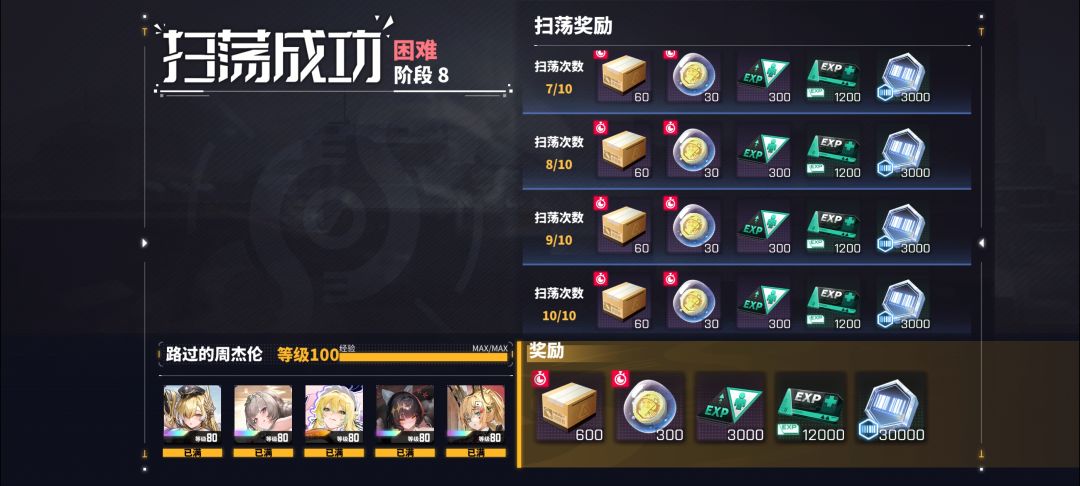 100级了 1
