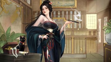 「主角壁纸」玉貌绛唇，兰心蕙质