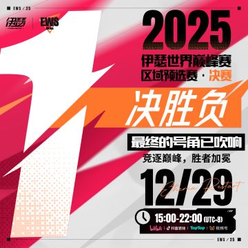 EWS2025 区域预选赛决赛倒计时——1天