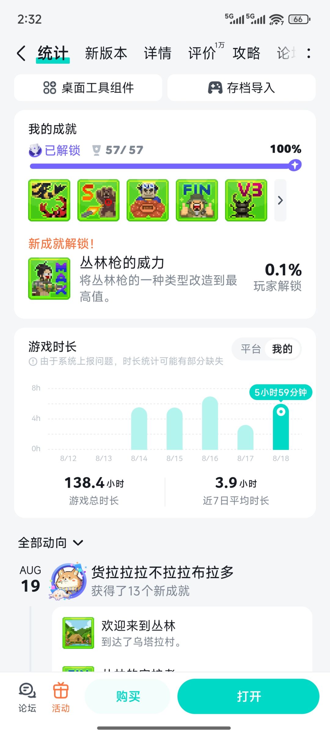 丛林完结撒花🌸🌸🌸全成就 1
