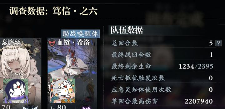血希1回合220万截图