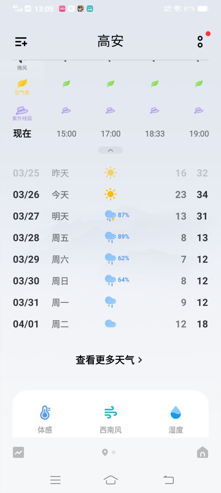 预计后天左右就可以重新打卡了截图