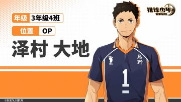 「球员介绍 | 泽村大地」