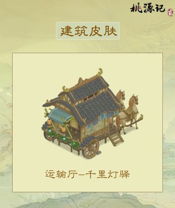 建筑皮肤|《桃源记2》运输厅全新皮肤——「千里灯驿」