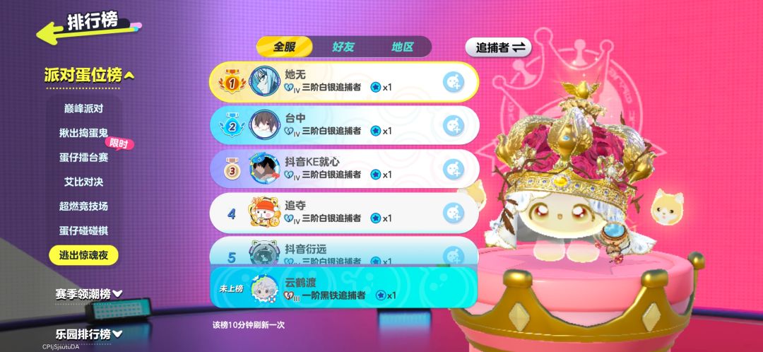 惊魂夜排位模式第1日战况 2