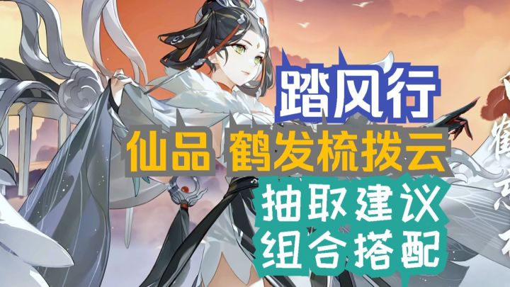 踏风行 仙品器灵鹤发梳拨云 抽取建议 组合搭配截图