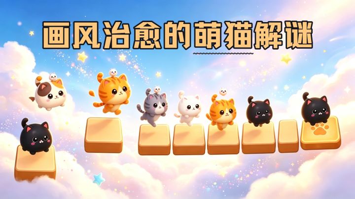 隔一格跳一次,把猫猫送回家,简单,有趣,好玩!截图