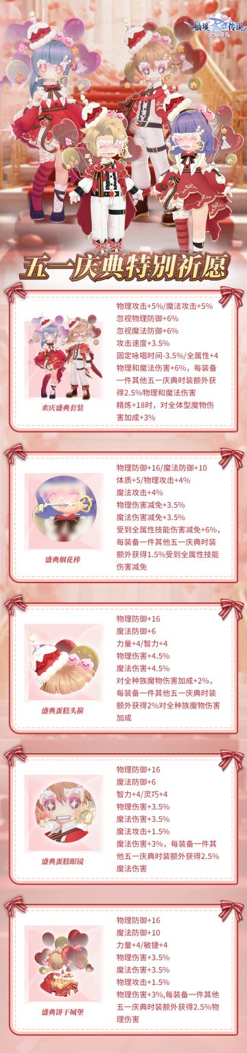 五一庆典特别祈愿 | 色彩鲜艳夺目，「欢庆盛典套装」即将上线！