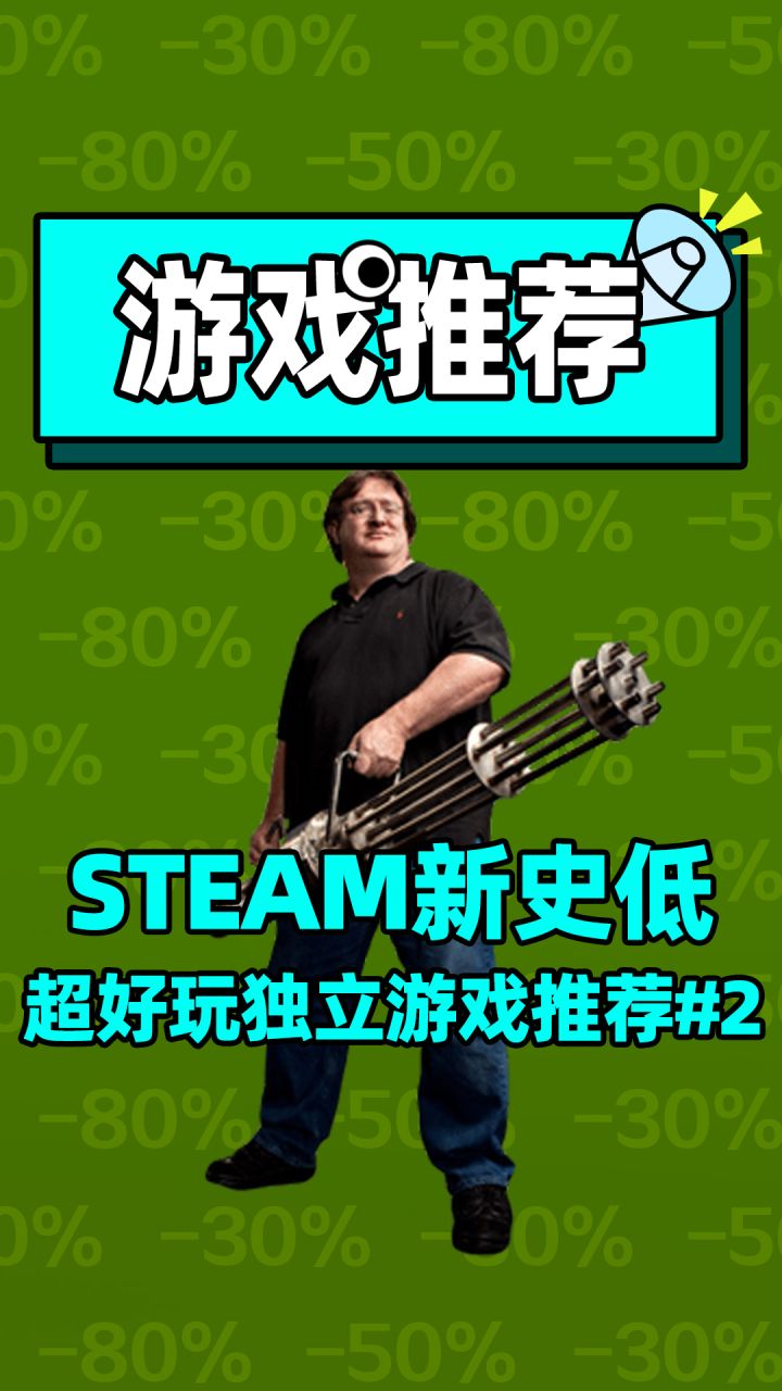 【新史低推荐5】STEAM新史低,很有趣质量超高的独立游戏推荐第2期截图