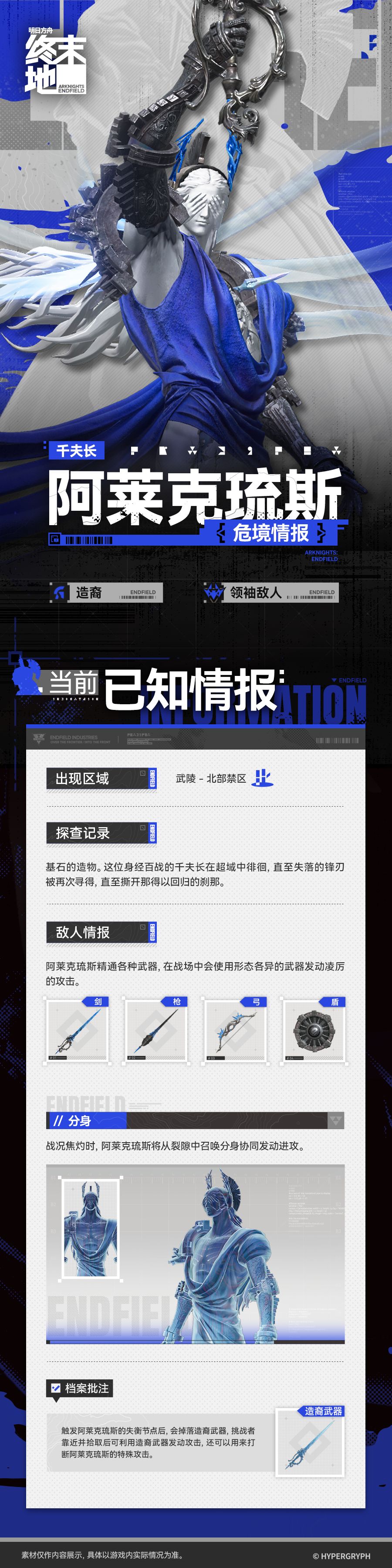 //危境情报//阿莱克琉斯,千夫长// 1