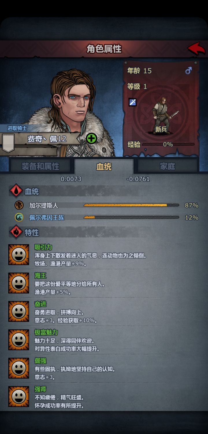 活渣男啊,天赋都是成套的截图
