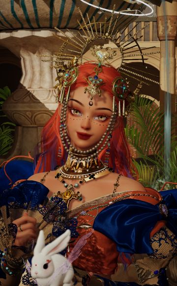 今天的人设是苏丹女王