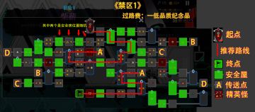 神经矩阵周年庆版本路线图（标注了无怪房间）