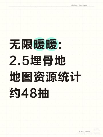 无暖‖2.5地图资源统计‖约47抽