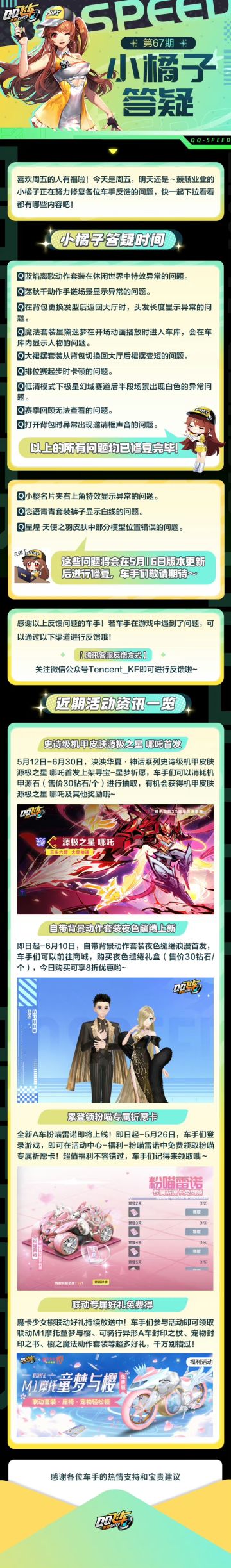 小橘子答疑 | 近期问题修复进度一览