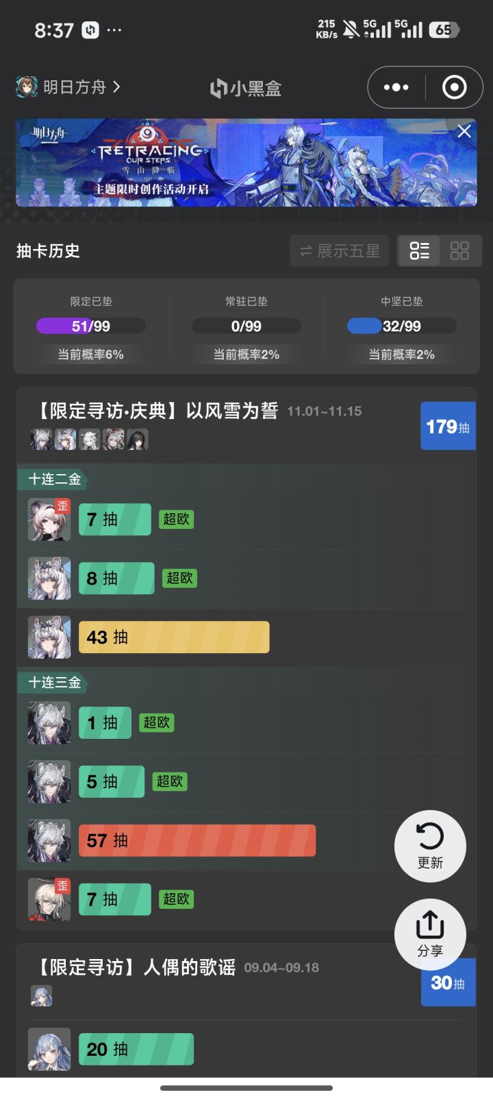 准备开肝一百三十抽,我要丼戴什维尔截图