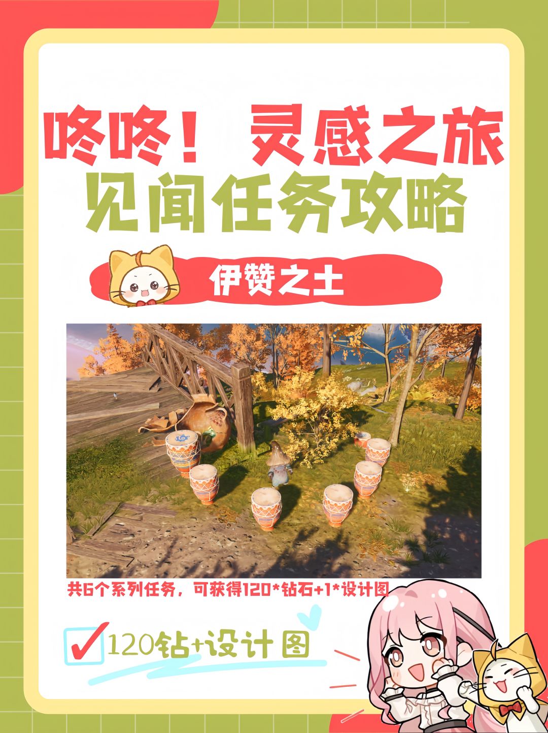 咚咚！灵感之旅•见闻任务攻略截图