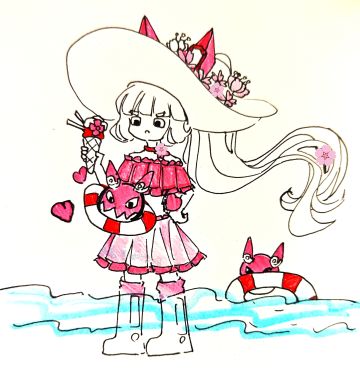 【同人二创】🌊🏊🏻夏天了，来点诺儿泳装