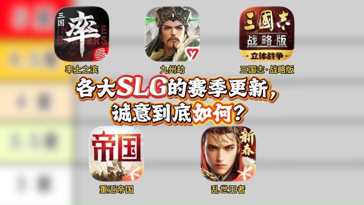 各大SLG的赛季更新,诚意到底如何?截图