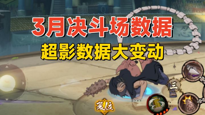 3月决斗场数据分析：多个主流忍者数据下滑，百豪樱登场率猛增！截图