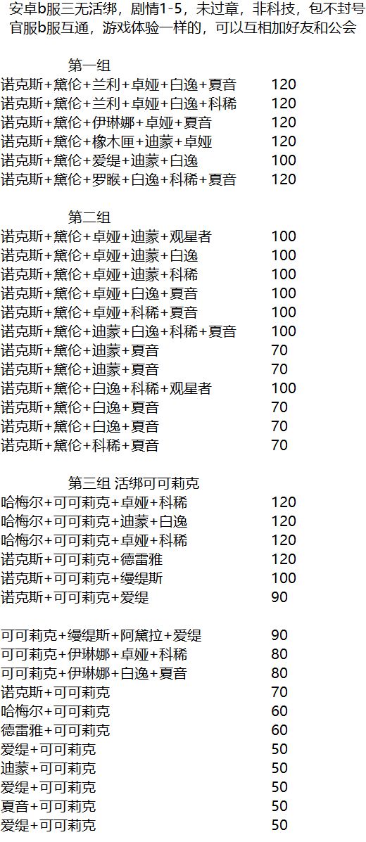 萌新开局截图