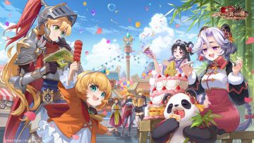 《坎公骑冠剑》守护者订阅的4周年春日庆典高清壁纸已送达~
